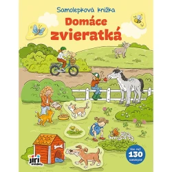 Samolepková knižka Domáce zvieratká
