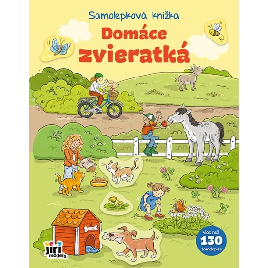 Samolepková knižka plná domácich maznáčikov
