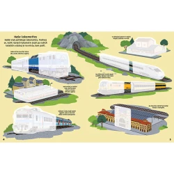 Vlaky Samolepková knížka