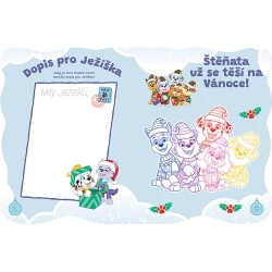 Nejkrásnější vánoční omalovánky se samolepkami - Tlapková patrola