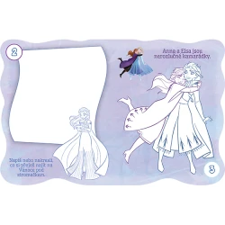 Nejkrásnější vánoční omalovánky se samolepkami - Ledové království