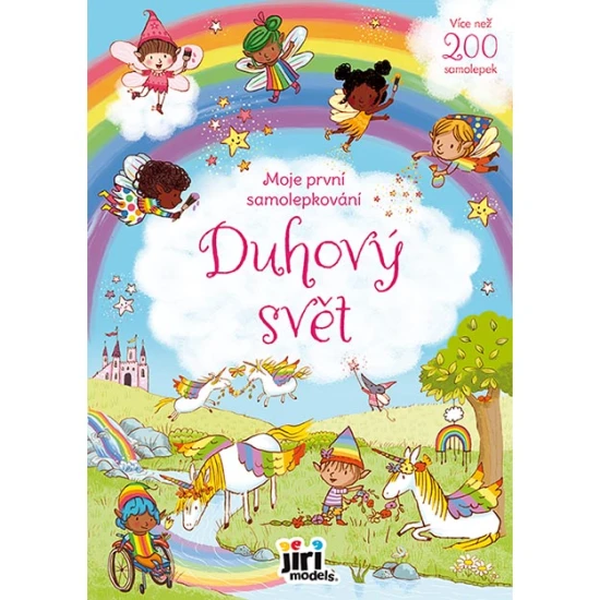 S touto samolepkovou knižkou sa detičky zabavia s nálepkami a spoznajú magický svet dúhy