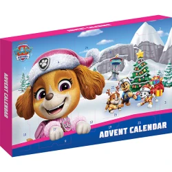 Adventný kalendár Labková patrola ružový