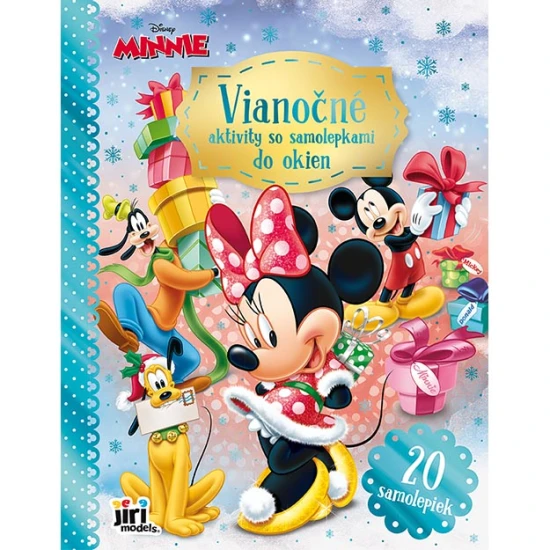 Vianočné aktivity so samolepkami do okien Minnie – Jiri Models 4653-8