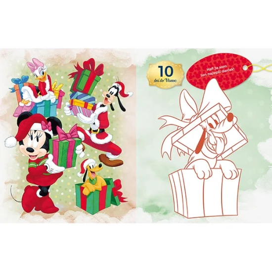 Vianočné aktivity so samolepkami do okien Minnie – Jiri Models 4653-8
