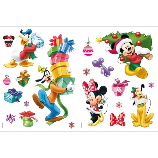 Vianočné aktivity so samolepkami do okien Minnie – Jiri Models 4653-8