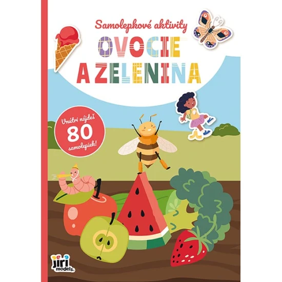 Samolepkové aktivity Ovocie a zelenina Samolepkové aktivity Ovocie a zelenina – Jiri Models 4879-2