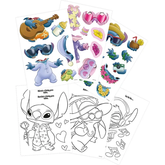 Magnetické obliekanie s maľovankou Lilo & Stitch – Jiri Models 5106-8