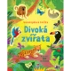 Krásne ilustrovaný nálepkový zošit s divokými zvieratkami zaujme každé dieťa.