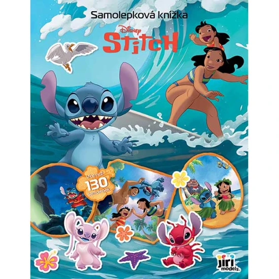 Hravá a farebná samolepková knižka, ktorá vtiahne deti do sveta Lilo a Stitch.