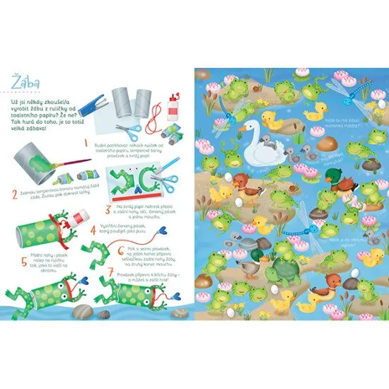 Kniha plná zaujímavých aktivít a nápadov pre všetkých milovníkov prírody obsahuje 32 strán a viac ako 30 samolepiek. 