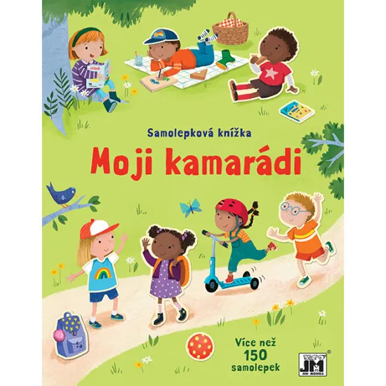 Ako vyzerá zábava s kamarátmi? Krásne ilustrovaný nálepkový zošit zaujme každé dieťa.