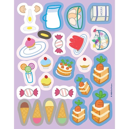 Samolepkový zošit Peppa Pig s receptami a voňavými samolepkami. 