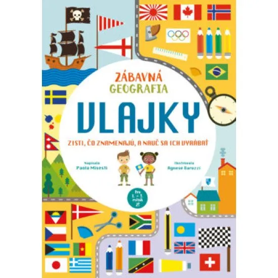 Spoznaj záhady vlajok a objavuj svet! Kniha plná hier obsahuje aj zaujímavosti a historické fakty zo sveta vexilológie.