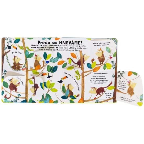  V tejto milo ilustrovanej knižke nájdu deti aj ich rodičia odpovede na najčastejšie otázky o pocitoch. 