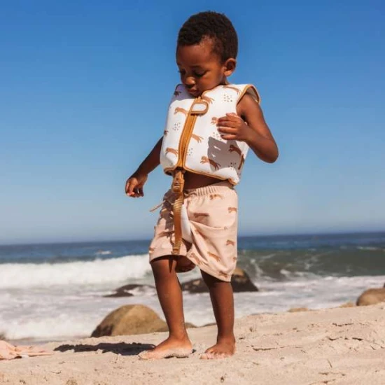 Plávacia vesta Swim Essentials Leopard pre deti 2–3 roky