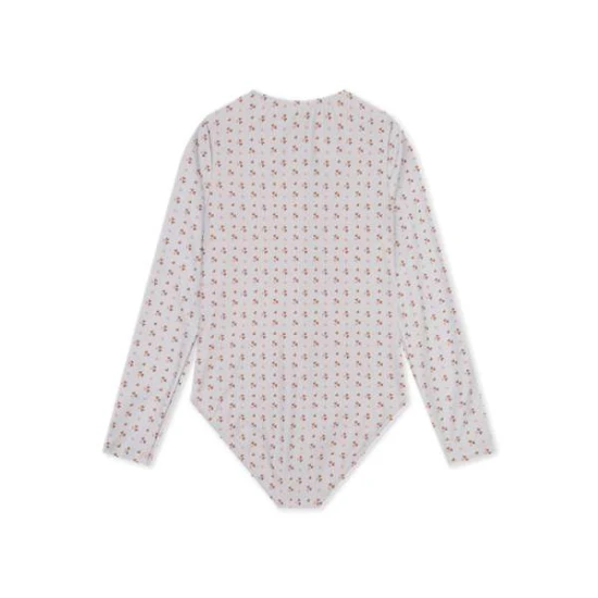 Plavky s dlhým rukávom s UPF 50+ Cozy Hearts