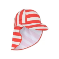 Plavkový klobúk s ochranou krku s UPF 50+ Coastal Stripe