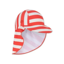 Plavkový klobúk s ochranou krku s UPF 50+ Coastal Stripe