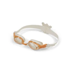 Plavecké okuliare pre deti Beige Leopard