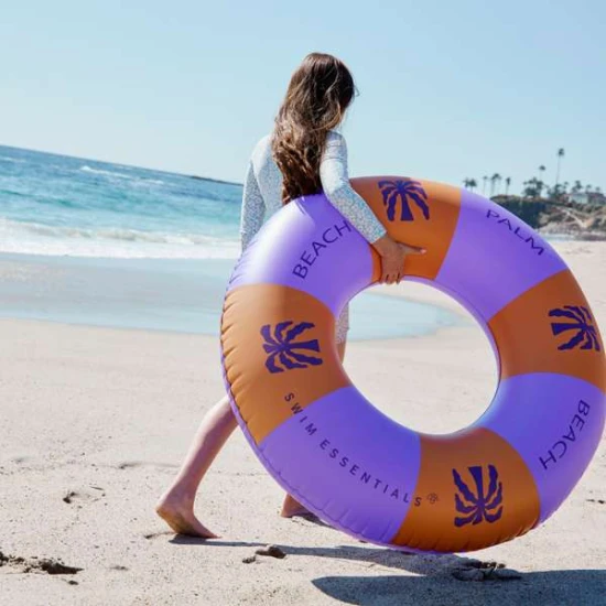 Nafukovacie koleso Palm Trees 120 cm Swim Essentials motív paliem