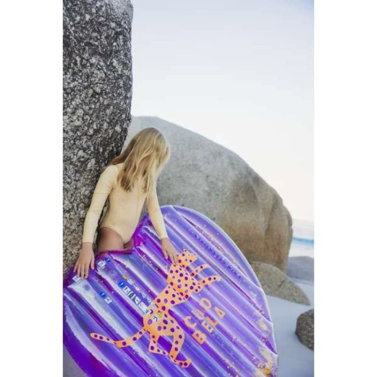 Detské dievčenské plavky s dlhým rukávom UPF 50+ Florish yellow Swim Essentials