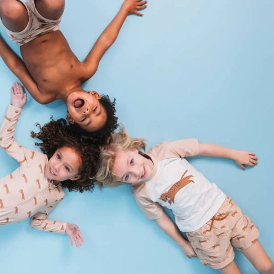 Kúpacie tričko s UPF 50+ Brown Leopard Swim Essentials