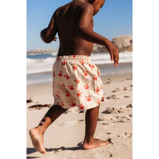 Detské chlapčenské plavky šortky s UPF 50+ Oh Crab Swim Essentials