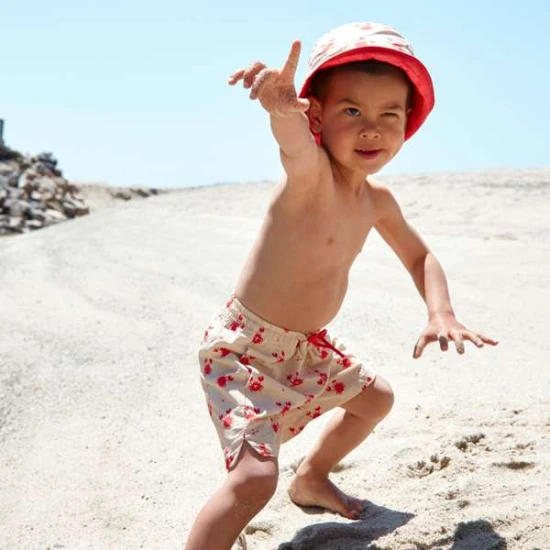 Detské chlapčenské plavky šortky s UPF 50+ Oh Crab Swim Essentials