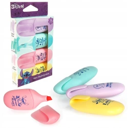 Zvýrazňovač mini Stitch Pastel 4 ks