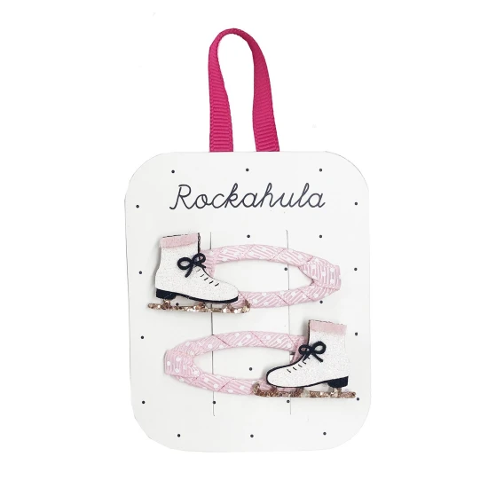 Rockahula Kids Sponky do vlasov Korčule 2ks Tieto sladké sponky so snežnými korčuľami sú dokonalým spôsobom, ako dodať vášmu dňu trochu štýlu!