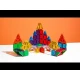 Stavebnica MAGNA-TILES kombinuje veľké a malé dieliky.