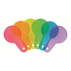 Farebné plastové sklíčka