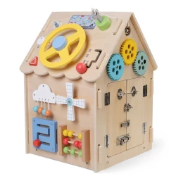Activity Board Dom so zámkami Prírodný