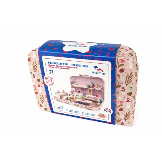 Domček pre bábiky v kufríku Kuchyňa – 2Kids Toys 2D98185