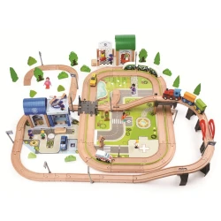 Vláčiková dráha Mesto a Dedina 200 dielov