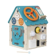 Activity Board Dom so zámkami Tyrkysový