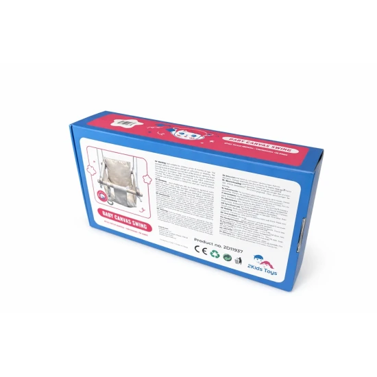 Detská textilná hojdačka 100% bavlna béžová