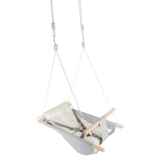 Hojdačka pre najmenších šedá