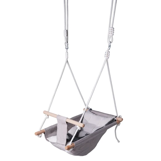 Hojdačka pre najmenších šedá