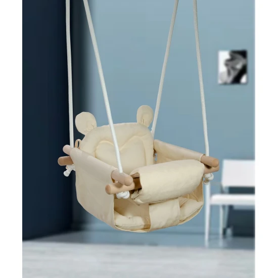 Hojdačka Macko béžová