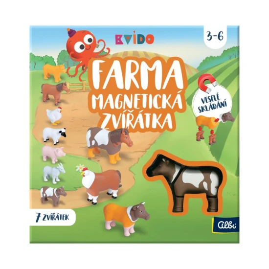 Albi Kvído Magnetické zvieratká Farma – model AB-50425
