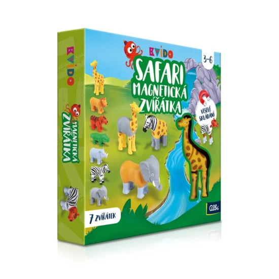 Albi Kvído Magnetické zvieratká Safari – model AB-59500