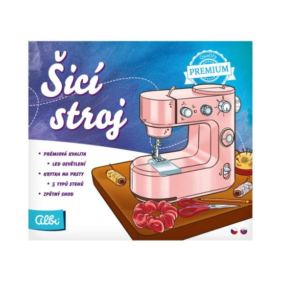 Albi Šijací stroj ružový – model AB-92864