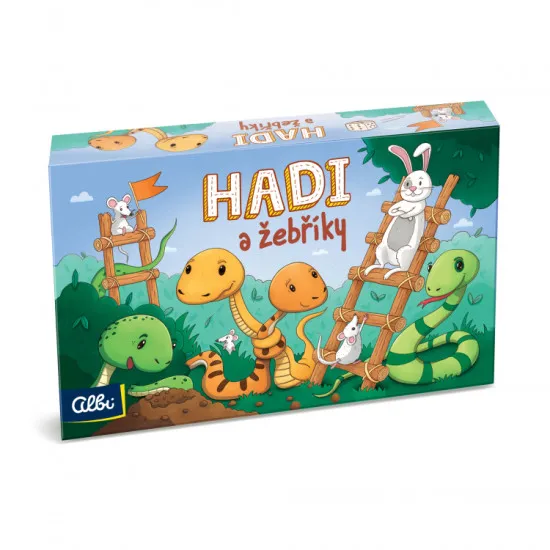Klasická stolová hra Hady a rebríky pobaví celú rodinu.