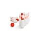 Bowling - červená & biela – BS Toys BS_GA148