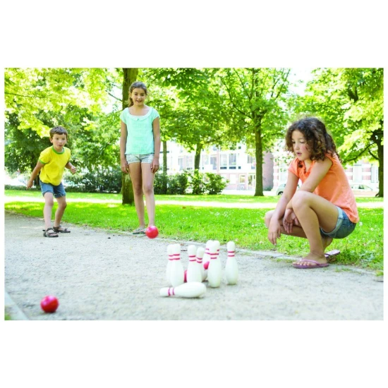 Bowling - červená & biela – BS Toys BS_GA148