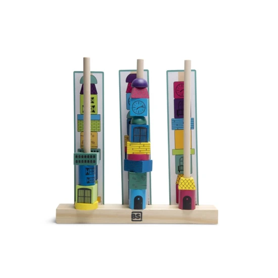 Logická hra - staviame veže – BS Toys BS_GA370