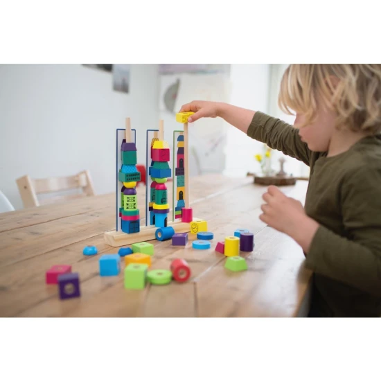 Logická hra - staviame veže – BS Toys BS_GA370