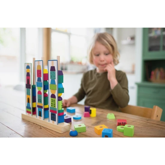 Logická hra - staviame veže – BS Toys BS_GA370